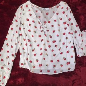 Hollister floral long sleeve
